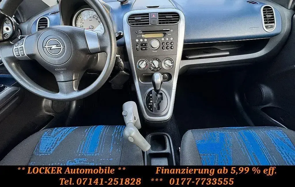 Gebraucht Opel Agila Edition 94 PS (69 kW) 2012 Blau Kleinwagen