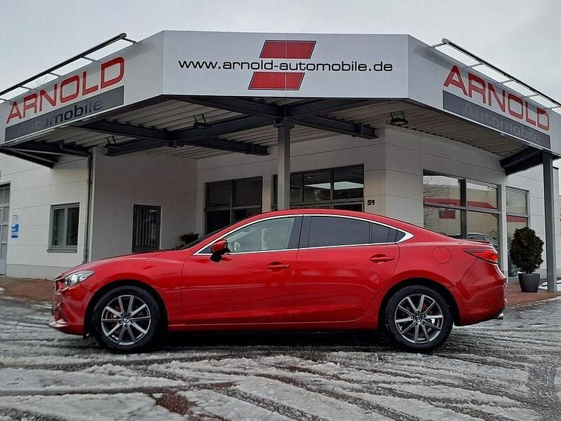 Rot Gebraucht 2014 Mazda 6 Sports-Line Limousine | 15.500 € - Bild 1/4