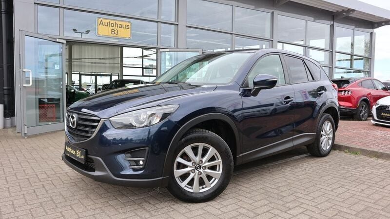 Blau Gebraucht 2017 Mazda CX-5 Exclusive-Line SUV | 9.449 € (Superpreis) - Bild 1/4