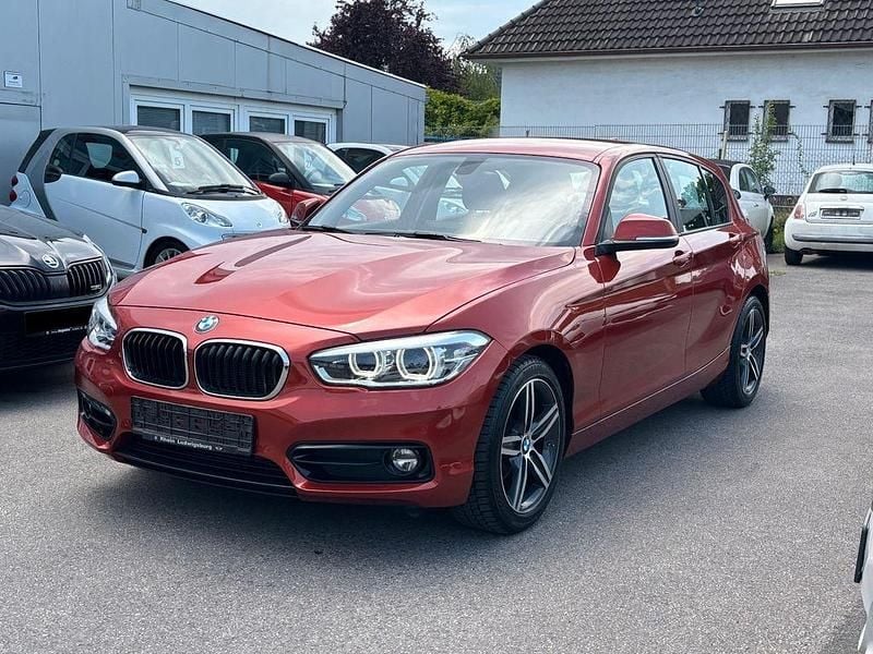 Gebraucht BMW 118 Sport Line 136 PS (100 kW) 2019 Orange Kleinwagen