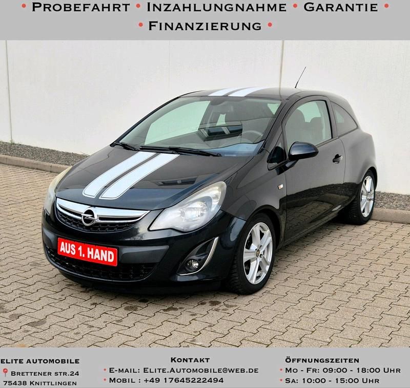Karbonschw graphitschw midnigh Gebraucht 2013 Opel Corsa Color Edition Kleinwagen | 4.790 € (Fairer Preis) - Bild 1/4