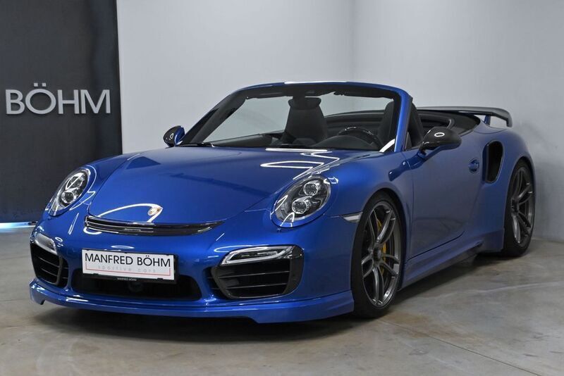 Blau Gebraucht 2014 Porsche 911 Turbo S Cabriolet Cabrio | 148.570 € (Fairer Preis) - Bild 1/4