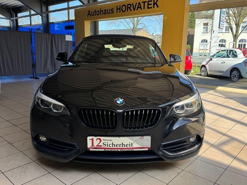 Gebraucht BMW 218 Sport Line 136 PS (100 kW) 2019 Schwarz Cabrio
