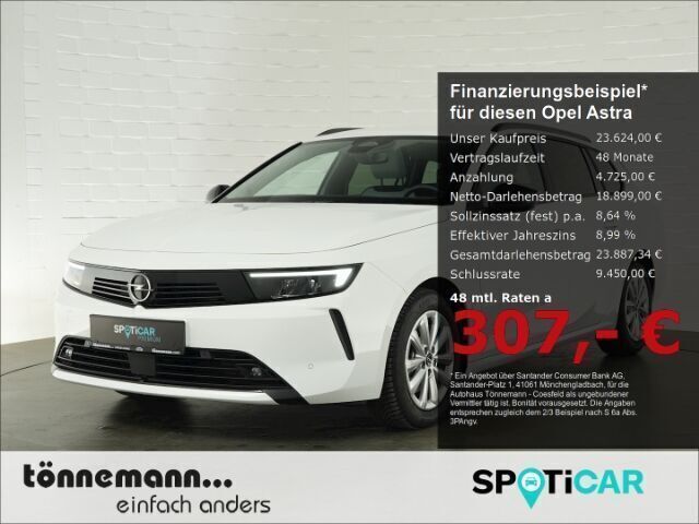 Weiss Gebraucht 2024 Opel Astra Business Elegance Kombi | 23.624 € (Guter Preis) - Bild 1/3