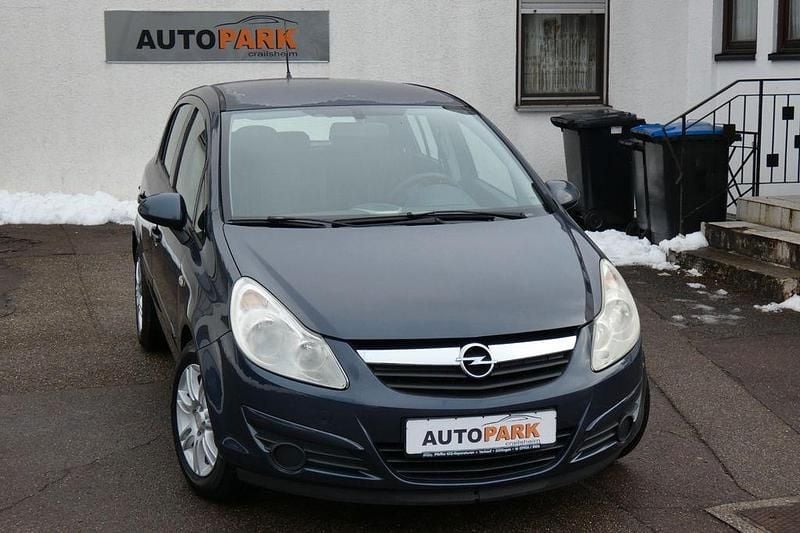Blau Gebraucht 2007 Opel Corsa Edition Limousine | 950 € (Guter Preis) - Bild 1/4