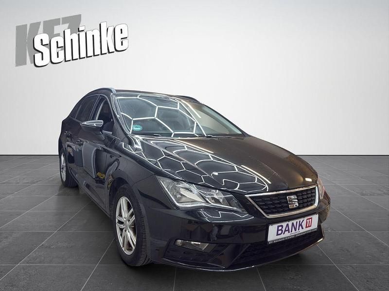 Usado Seat Leon ST Reference 110 HP (80 kW) 2018 Preto Carrinha