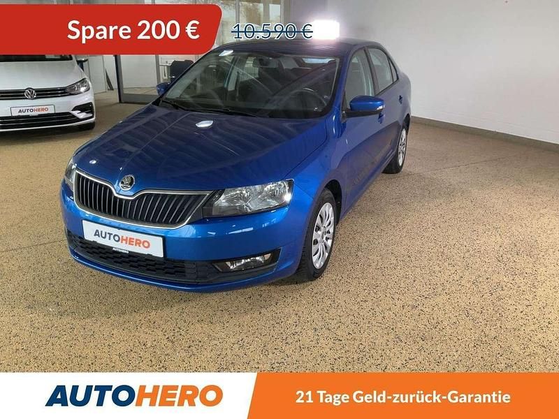 Modra race/race blue Gebraucht 2019 Skoda Rapid Active Limousine | 10.390 € (Fairer Preis) - Bild 1/3