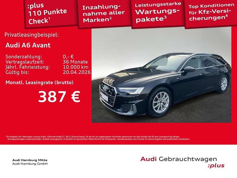 Gebraucht Audi A6 S-Line 204 PS (150 kW) 2025 Mythosschwarz metallic Kombi