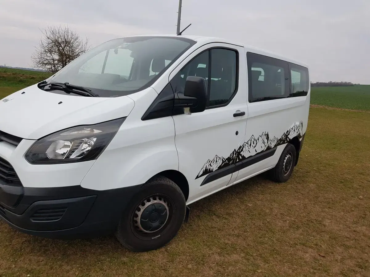 Gebraucht Ford Transit Custom 105 PS (77 kW) 2015 Weiß Van / Kleinbus