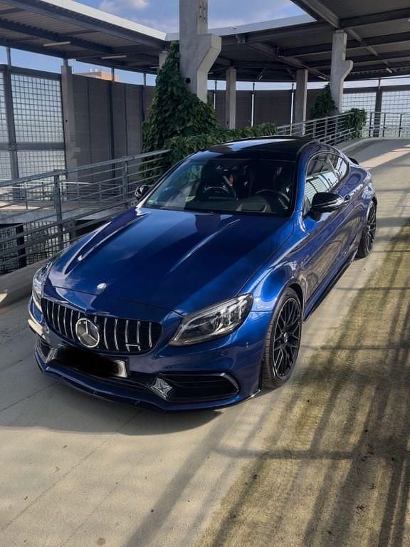 Blau Gebraucht 2021 Mercedes C63S AMG AMG Coupé | 76.990 € (Fairer Preis) - Bild 1/4