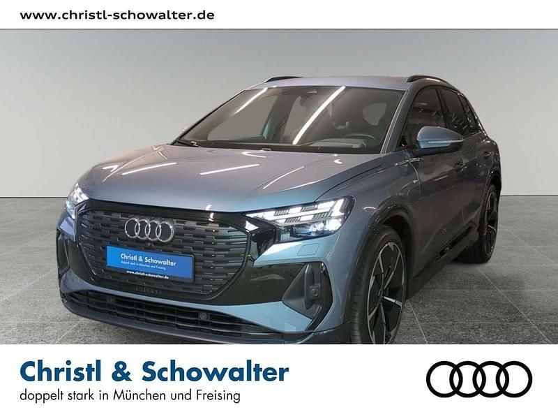 Geysirblau metallic Gebraucht 2022 Audi Q4 e-tron S-Line SUV | 37.511 € (Guter Preis) - Bild 1/4