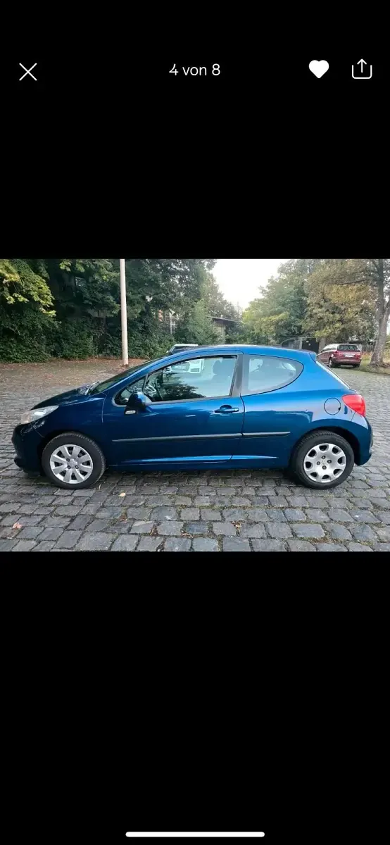 Gebraucht Peugeot 207 73 PS (53 kW) 2008 Blau Kleinwagen