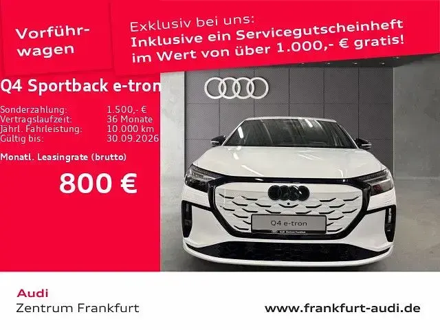 Gebraucht Audi Q4 Sportback e-tron S-Line 219 kW (299 PS) 2026 Weiß SUV