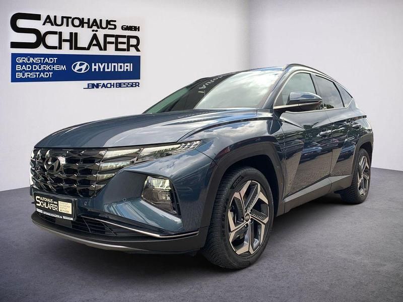 Teal blue / met Gebraucht 2021 Hyundai Tucson Trend SUV | 25.980 € (Fairer Preis) - Bild 1/4