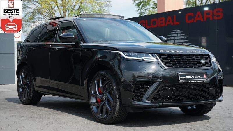 Santorini black Gebraucht 2019 Land Rover Range Rover Velar SVAutobiography Dynamic Black SUV | 49.885 € (Guter Preis) - Bild 1/4