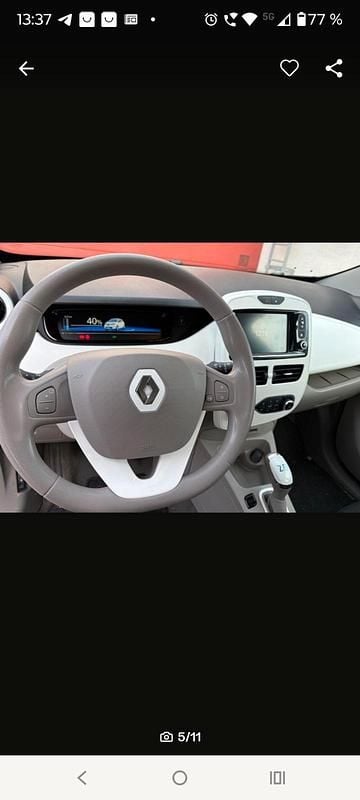 Gebraucht Renault Zoe 42 kW (58 PS) 2016 Weiß Kleinwagen
