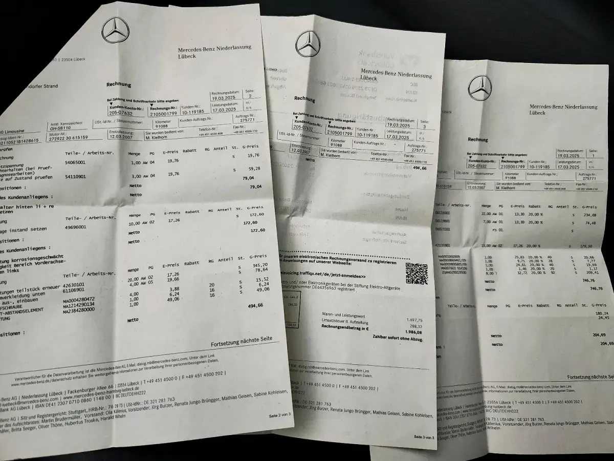 Gebraucht Mercedes E230 204 PS (150 kW) 2007 Silber Limousine