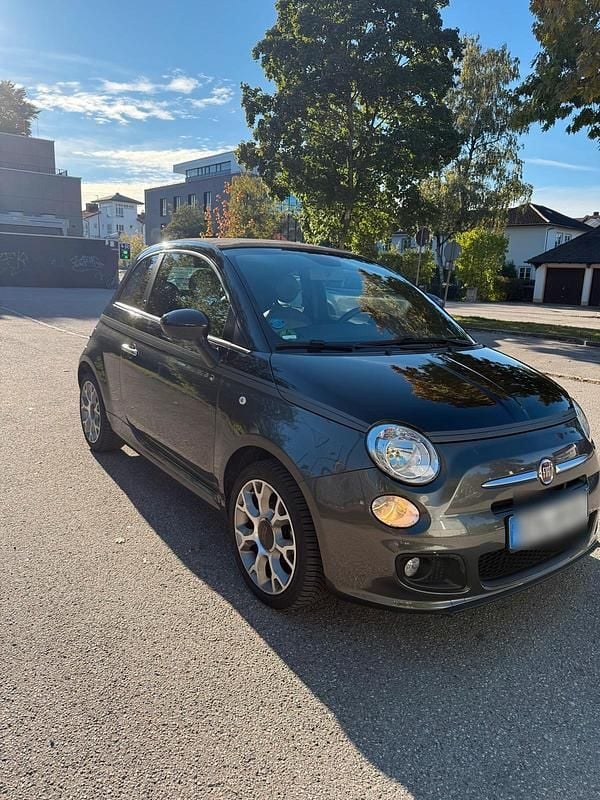 Grau Gebraucht 2015 Fiat 500C Cabrio | 11.900 € (Teuer) - Bild 1/4
