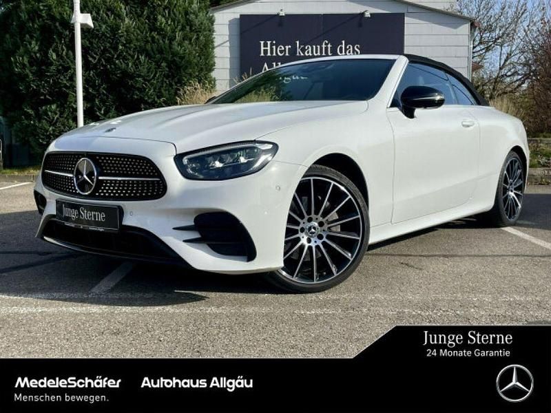 Unilack polarweiß Gebraucht 2023 Mercedes E300 AMG Cabrio | 53.979 € (Fairer Preis) - Bild 1/4