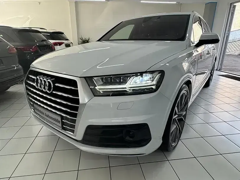 Gebraucht Audi Q7 S-Line 286 PS (210 kW) 2019 Gletscherweiß (metallic) SUV