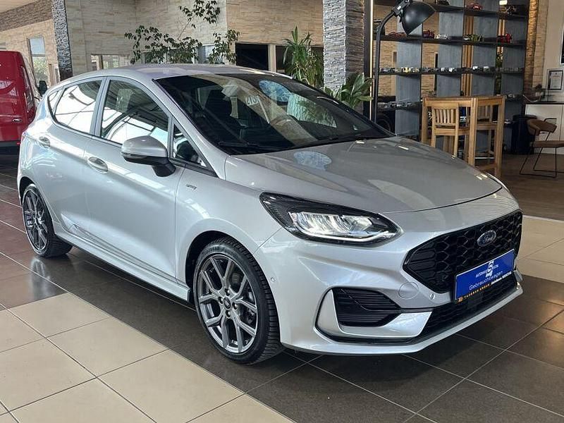 Grau Gebraucht 2023 Ford Fiesta ST-Line Kleinwagen | 15.870 € (Superpreis) - Bild 1/4