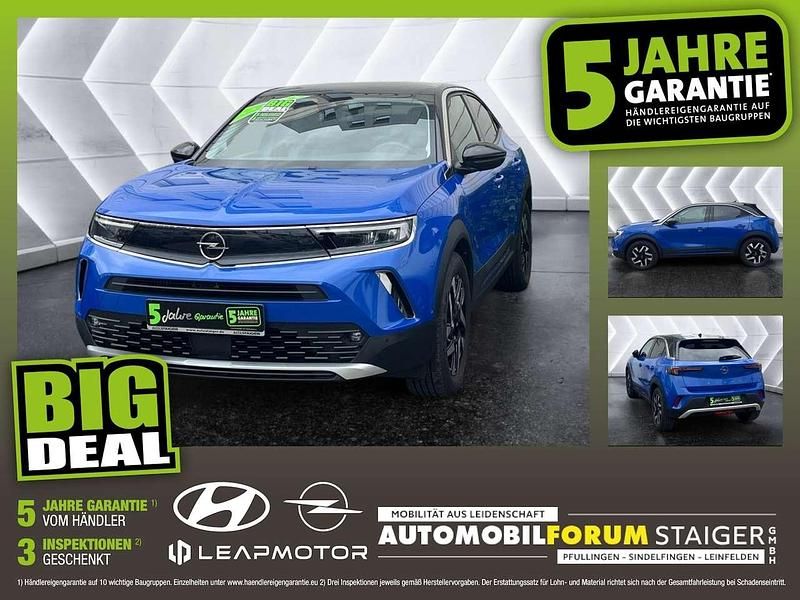 Perl blau/voltaik blau Gebraucht 2022 Opel Mokka Elegance SUV | 17.990 € (Fairer Preis) - Bild 1/4