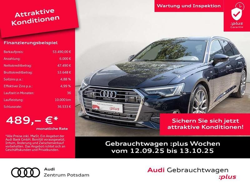 Firmamentblau metallic Gebraucht 2023 Audi A6 Sport Kombi | 53.490 € - Bild 1/3