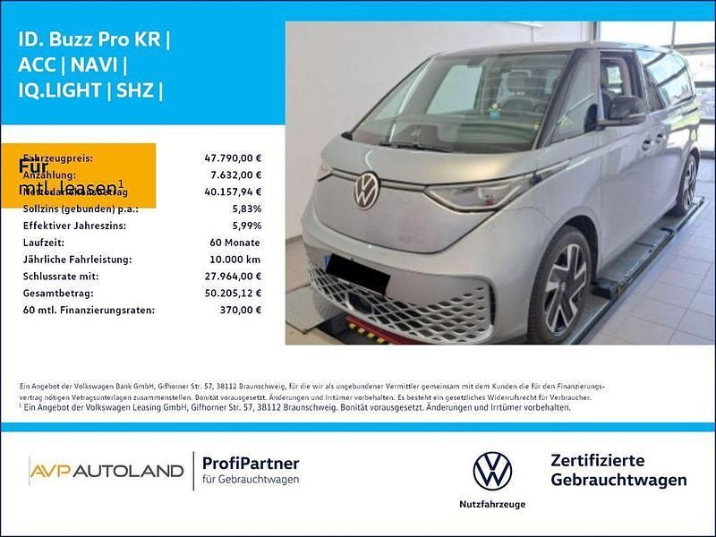 Silber Gebraucht 2023 VW ID. Buzz Pro Van | 47.790 € (Superpreis) - Bild 1/4