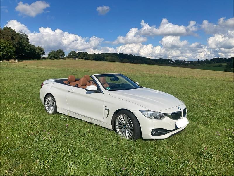 Weiß Gebraucht 2014 BMW 420 Luxury Line Cabrio | 23.950 € (Etwas zu teuer) - Bild 1/4