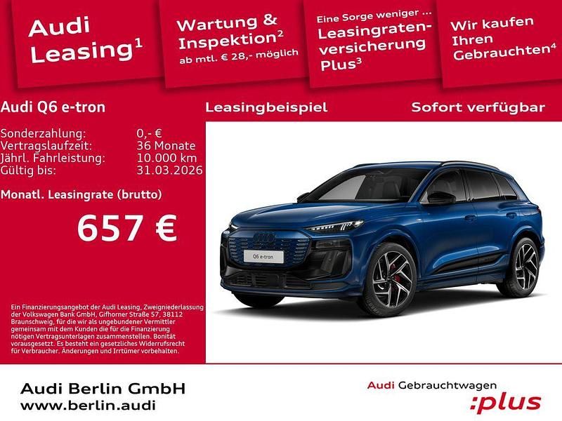 Gebraucht Audi Q6 e-tron Performance 225 kW (306 PS) 2025 Ascariblau metallic SUV