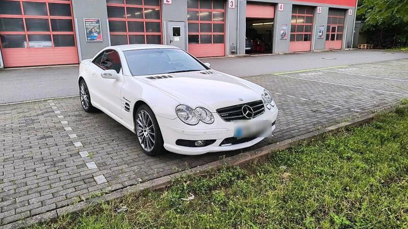 Weiß Gebraucht 2002 Mercedes SL55 AMG AMG Cabrio | 24.900 € (Superpreis) - Bild 1/4