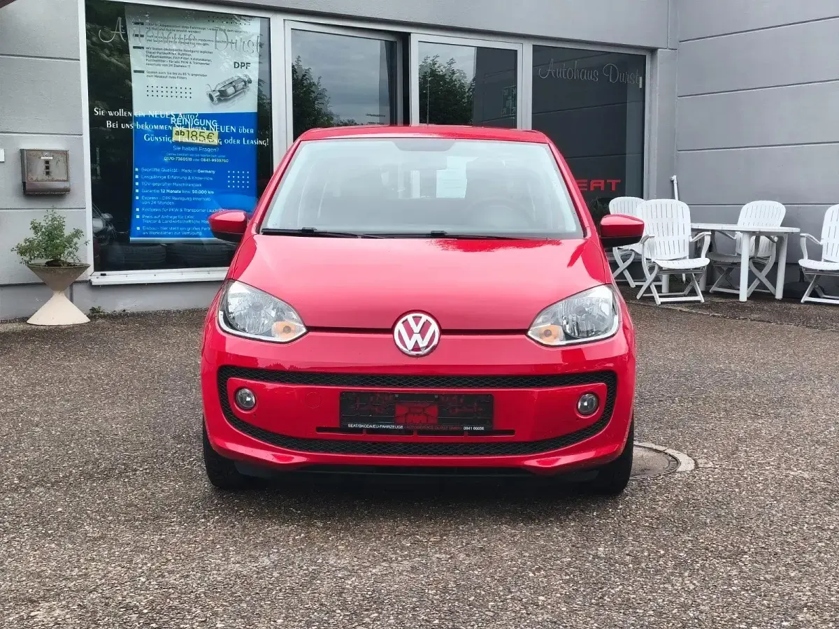 Gebraucht VW up! move up! 60 PS (44 kW) 2013 Rot Kleinwagen