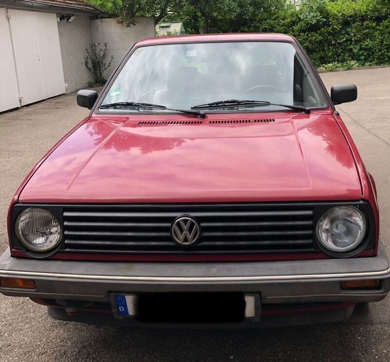 Gebraucht VW Golf II 69 PS (50 kW) 1991 Rot Kleinwagen