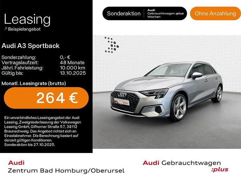 Silber Gebraucht 2024 Audi A3 Sportback Advanced Plus Limousine | 28.990 € (Guter Preis) - Bild 1/4