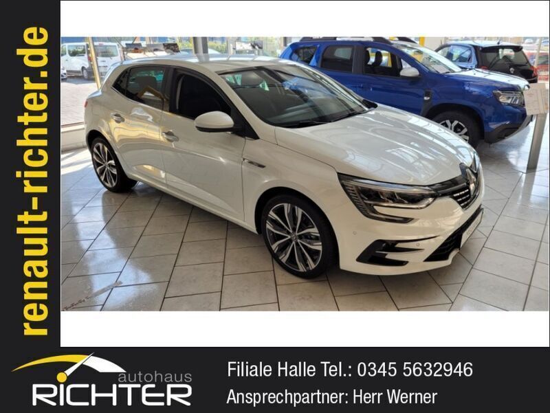 Weiß Gebraucht 2021 Renault Mégane IV Intens Kleinwagen | 22.995 € (Teuer) - Bild 1/4