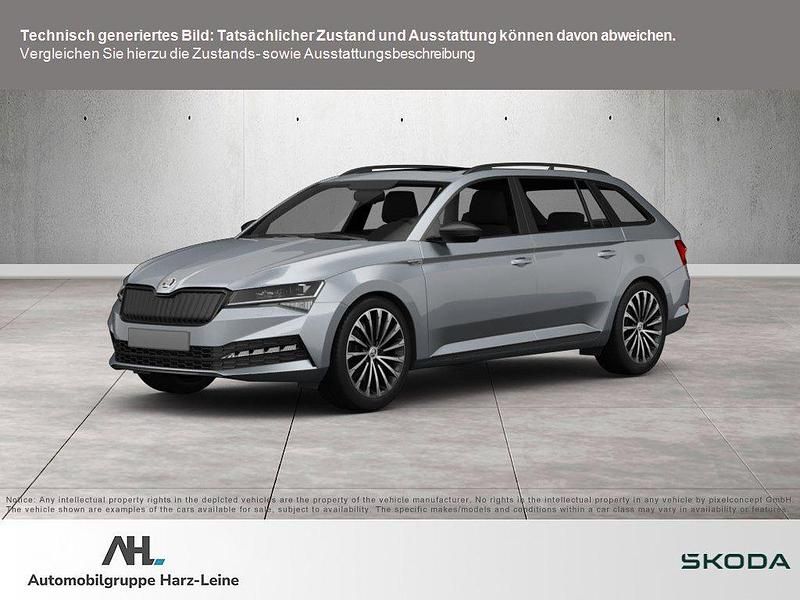 Silber Gebraucht 2022 Skoda Superb SportLine Kombi | 32.990 € (Fairer Preis) - Bild 1/4