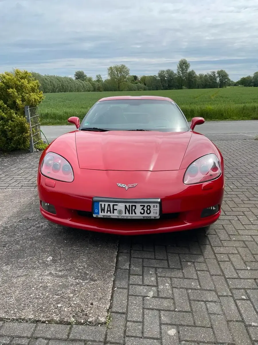 Begagnad Corvette C6 437 HK (321 kW) 2008 Röd Sportkupé