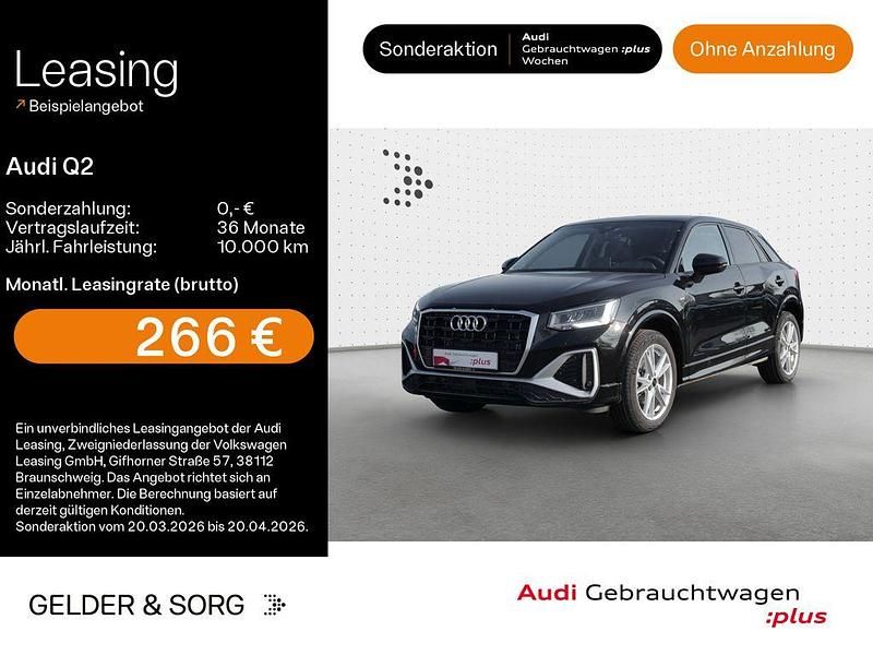 Gebraucht Audi Q2 S-Line 150 PS (110 kW) 2025 Mythosschwarz metallic SUV