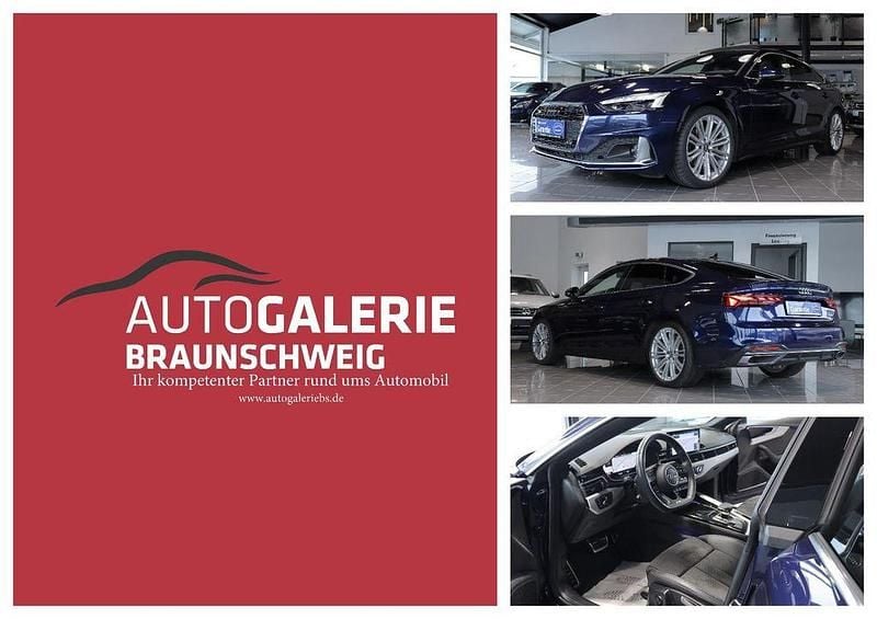 Blau Gebraucht 2020 Audi A5 Sportback S-Line Limousine | 33.950 € (Fairer Preis) - Bild 1/4