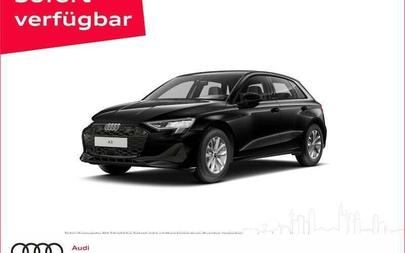 Schwarz Neu 2025 Audi A3 Sportback Ambiente Limousine | 28.580 € (Superpreis) - Bild 1/4