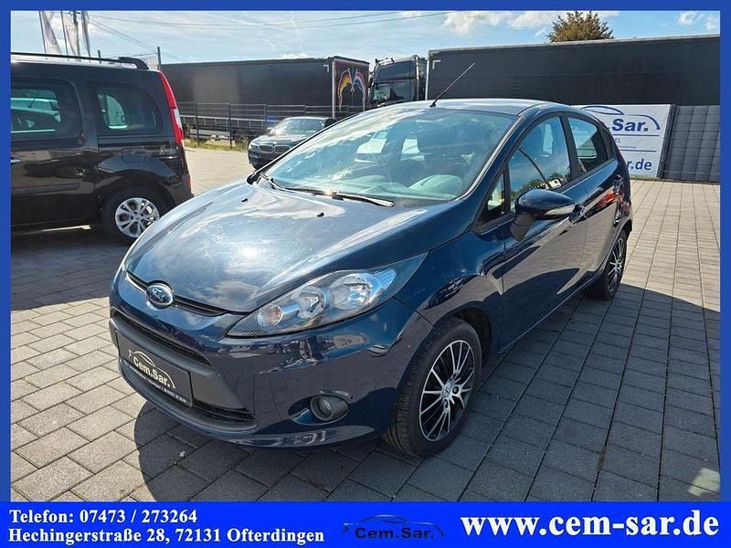 Gebraucht Ford Fiesta 82 PS (60 kW) 2009 Blau Kleinwagen