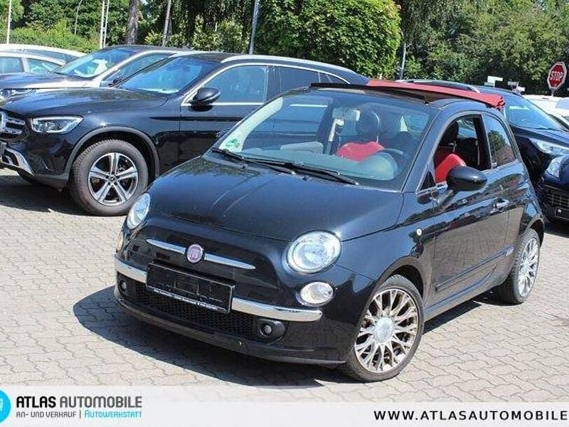 Schwarz Gebraucht 2012 Fiat 500 Lounge Cabrio | 8.990 € (Fairer Preis) - Bild 1/4