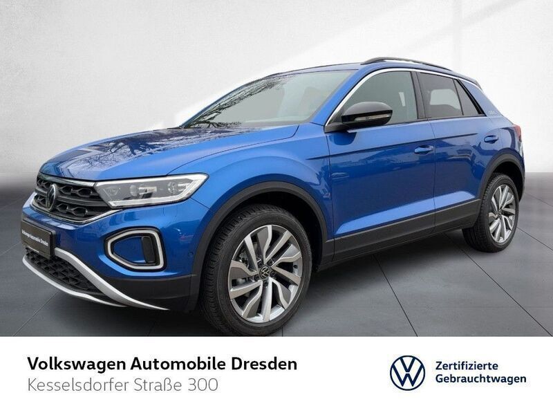 Ravennablau metallic Gebraucht 2025 VW T-Roc Goal SUV | 37.750 € (Teuer) - Bild 1/4