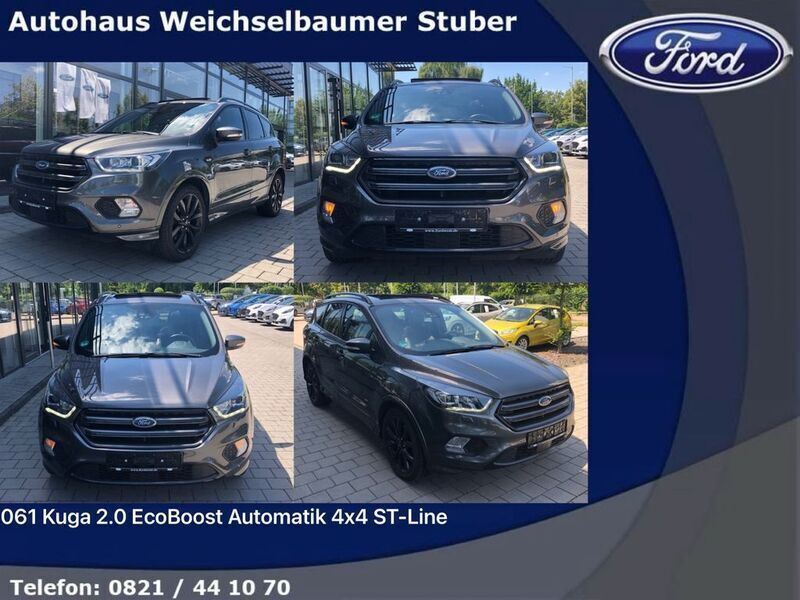 Grau Gebraucht 2018 Ford Kuga ST-Line SUV | 19.900 € (Fairer Preis) - Bild 1/4
