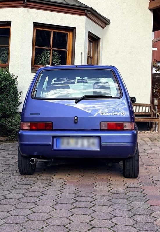 Gebraucht Fiat Cinquecento 39 PS (28 kW) 1995 Blau Kleinwagen