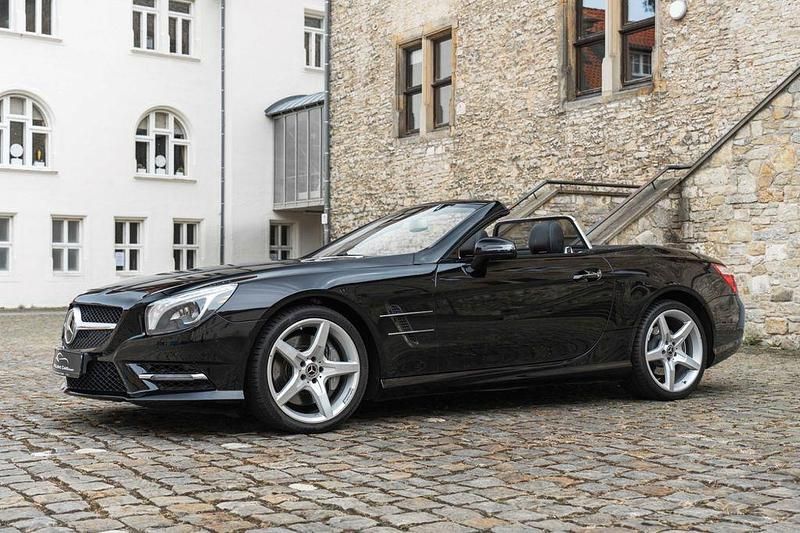Schwarz Gebraucht 2014 Mercedes SL400 Sport Cabrio | 37.600 € - Bild 1/4