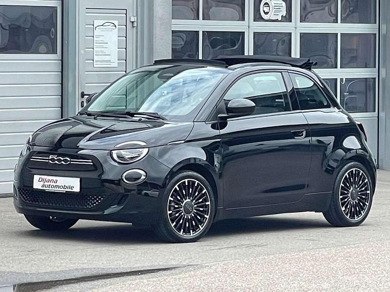 Colore esterno (onyx schwarz) Gebraucht 2022 Fiat 500e Icon Cabrio | 19.899 € (Superpreis) - Bild 1/4