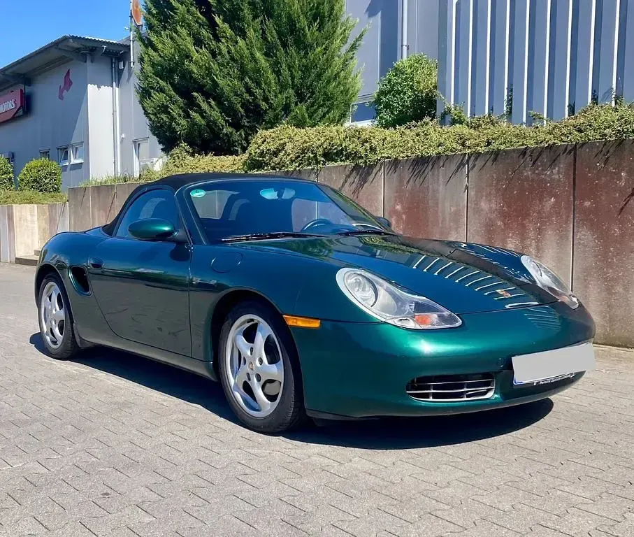 Gebraucht Porsche Boxster 220 PS (161 kW) 2000 Grün Cabrio