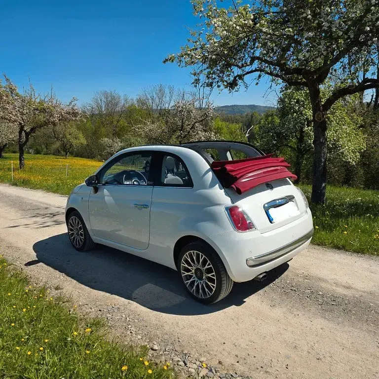 Używany Fiat 500C 86 KM (63 kW) 2012 Biały Kabriolet