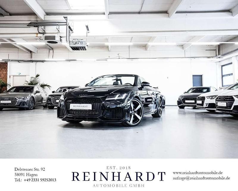 Mythosschwarz metallic Gebraucht 2021 Audi TT Roadster Ambiente Cabrio | 57.210 € (Teuer) - Bild 1/3